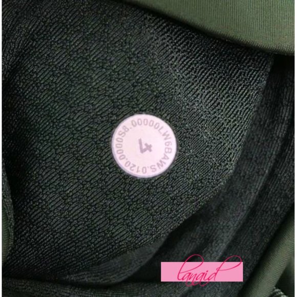 Lululemon Uncovered Strength High-Rise Algae Green Mesh Cut-Outs Olive Tights 4 - Picture 9 of 10